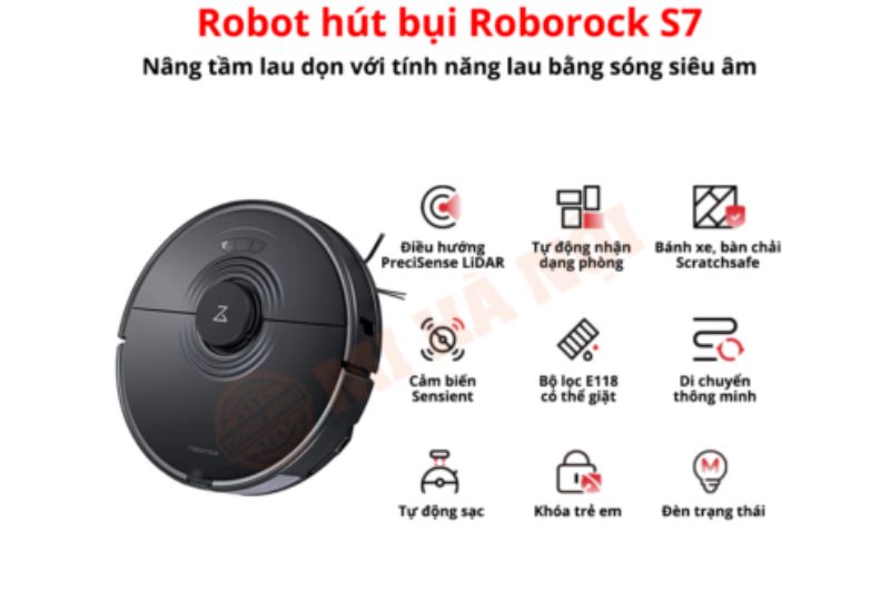 Robot hút bụi Roborock sở hữu 9 tính năng nổi bật vượt trội so với các loại robot khác trên thị trường