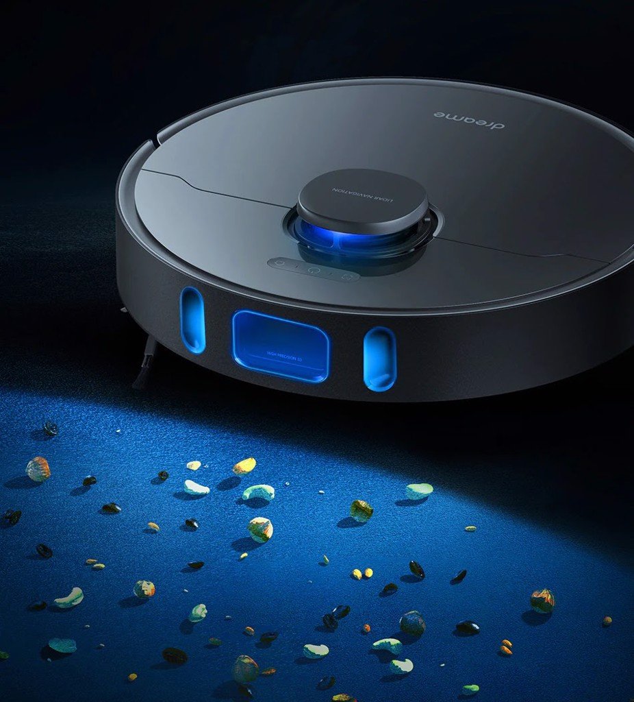  Dreame Bot Z10 Pro dễ dàng hút sạch các vật vương vãi trên sàn 