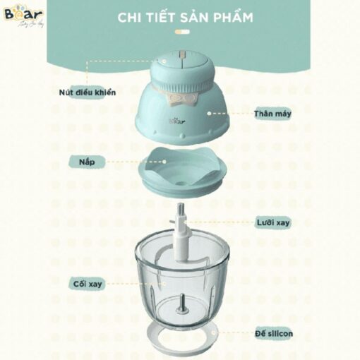 Máy xay ăn dặm Bear 0.6L GR-B06V1