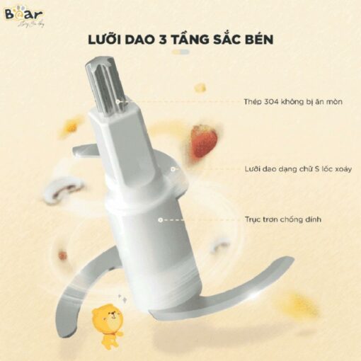 Máy xay ăn dặm Bear 0.6L GR-B06V1