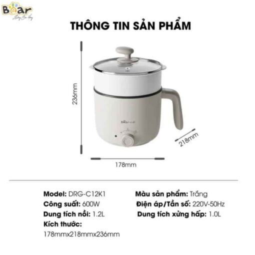 Nồi lẩu điện đa năng C12K1