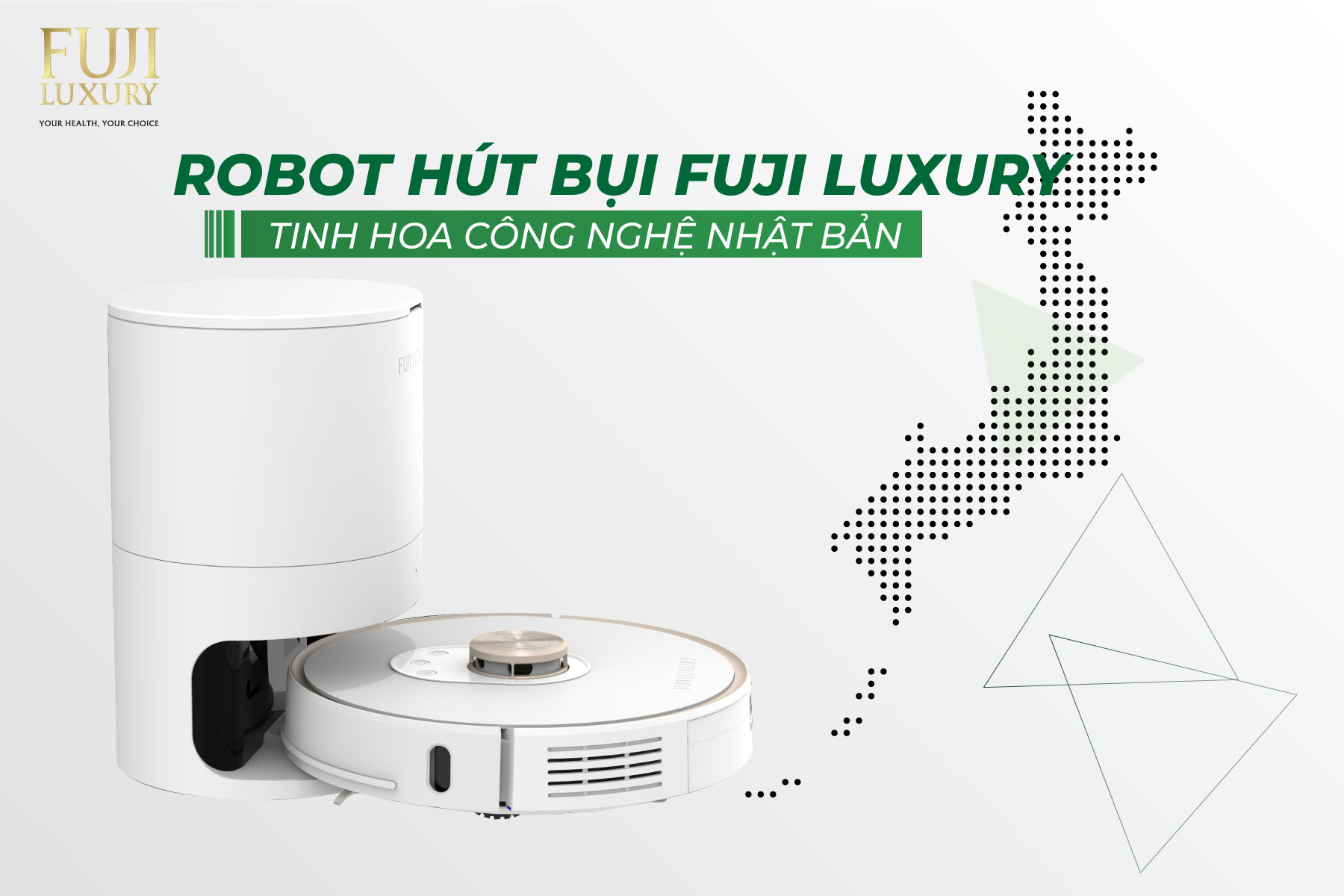Robot hút bụi Fuji Luxury mới nhất 2023